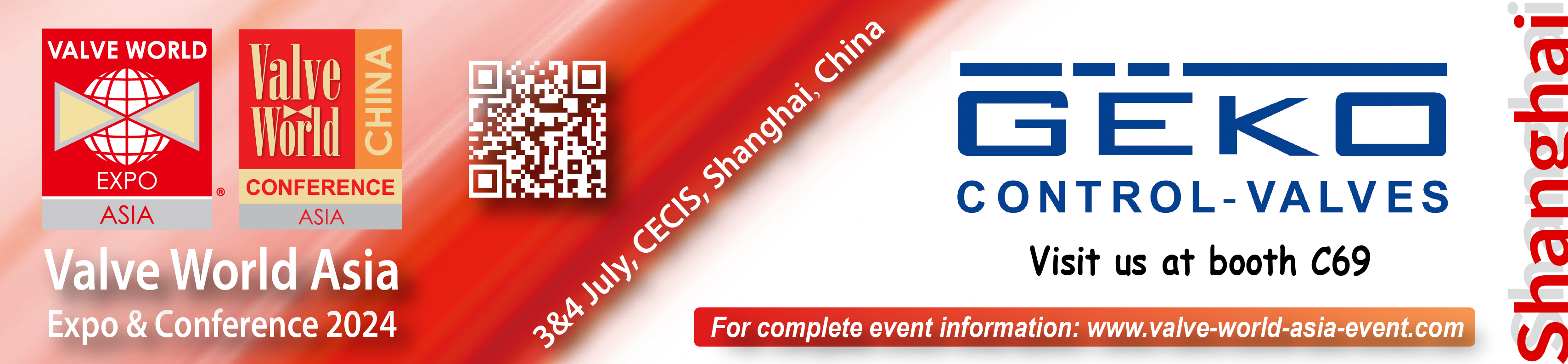 GEKO Valves & Controls trifft sich wieder mit Ihnen auf der Valve World Asia Expo & Conference 2024.