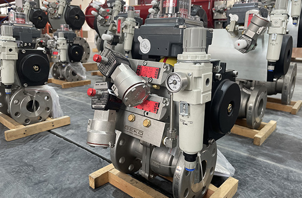 Geko lieferte pneumatische Kugelventile für das Guotai Dacheng Kohlefaserprojekt