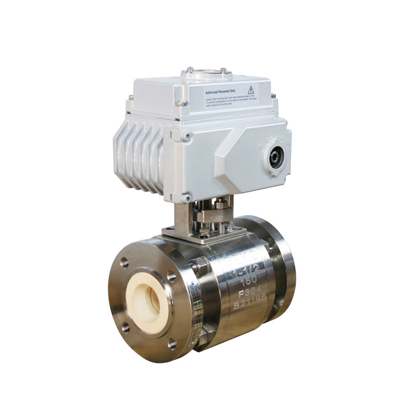 Electrical ceramic lined ball valve