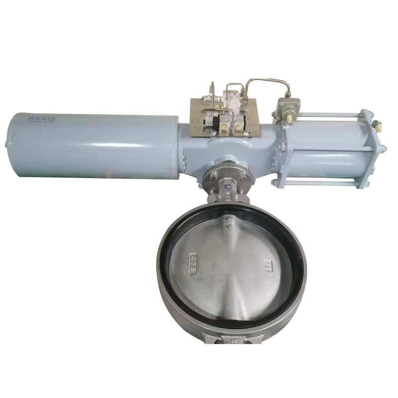 GEKO butterfly valve installed in petrochemical facility for durable operation