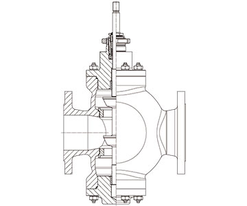 GKV350/380 Serie Winkel ventil